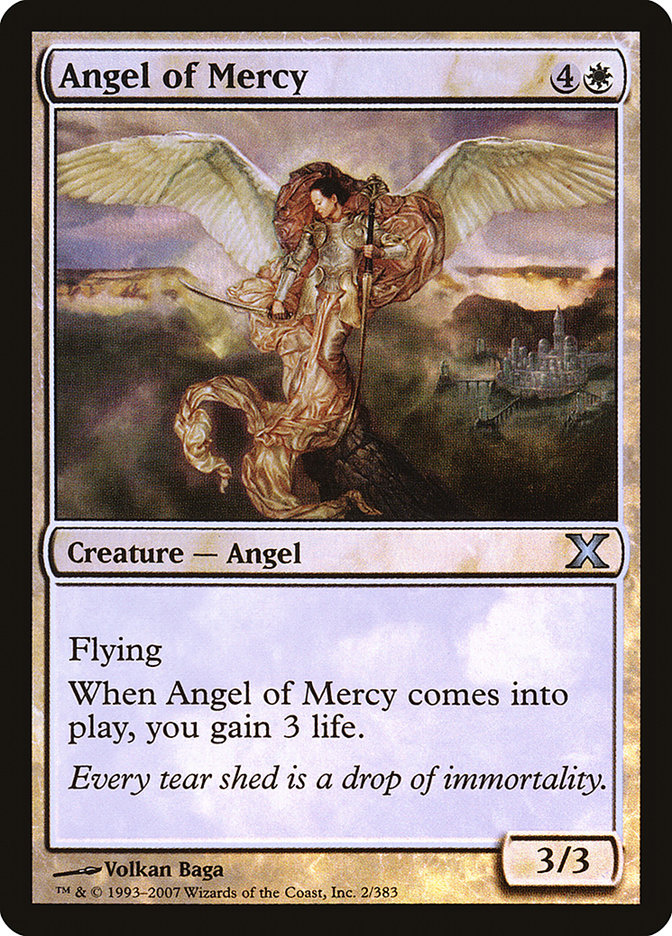 Angel of Mercy - MTG Card versions