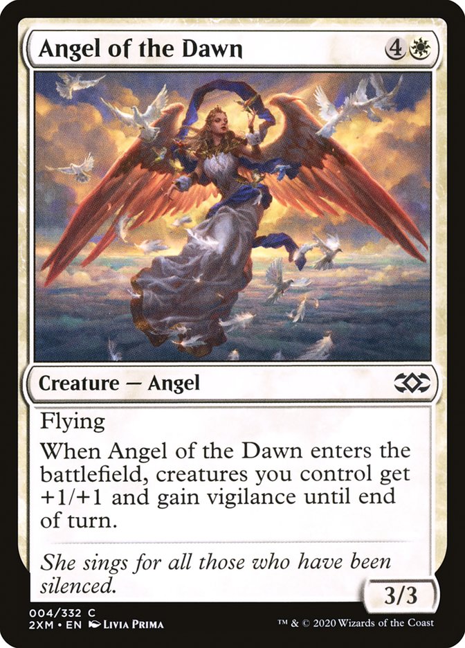 Angel of the Dawn - MTG Card versions