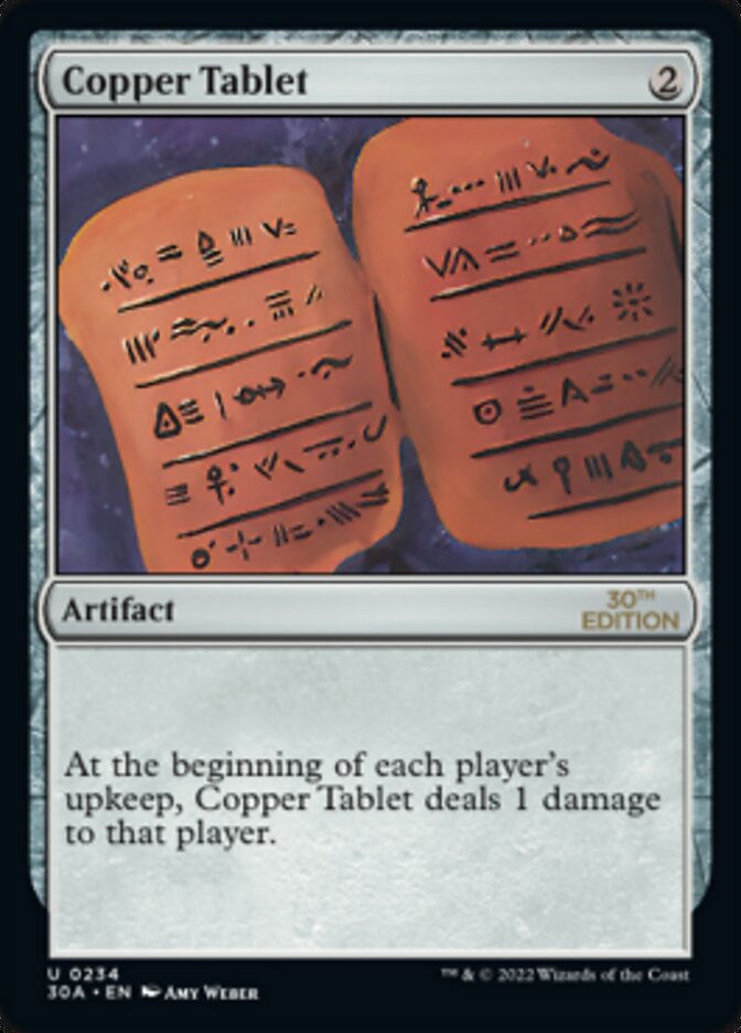 Copper Tablet - MTG Card strategies, Decks and Similars