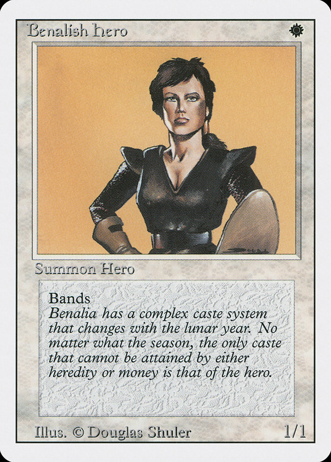 Benalish Hero - MTG Card versions