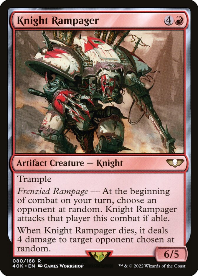 Knight Rampager - Warhammer 40,000 Commander (40K)