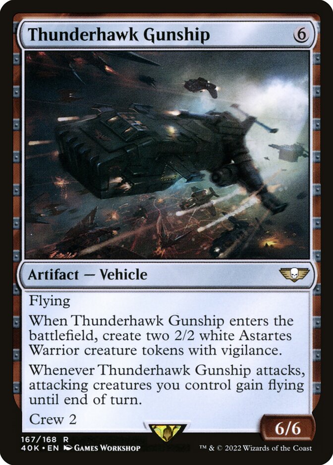 Canhonave Thunderhawk - Warhammer 40,000 Commander (40K)
