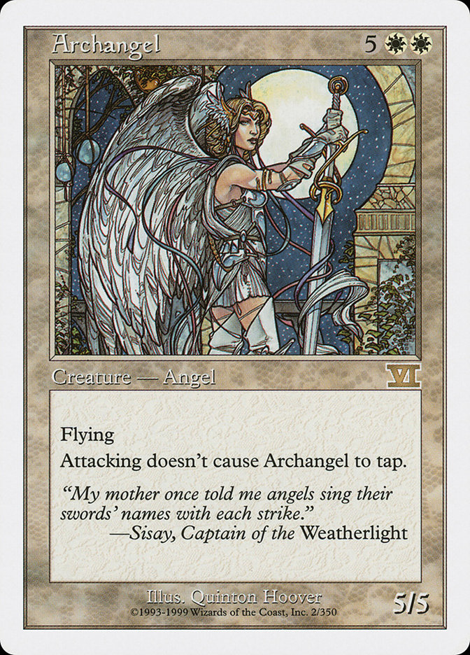 Archangel - MTG Card versions