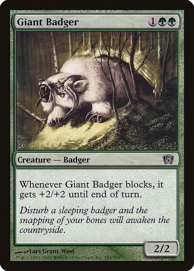 Giant Badger - Eighth Edition (8ED)