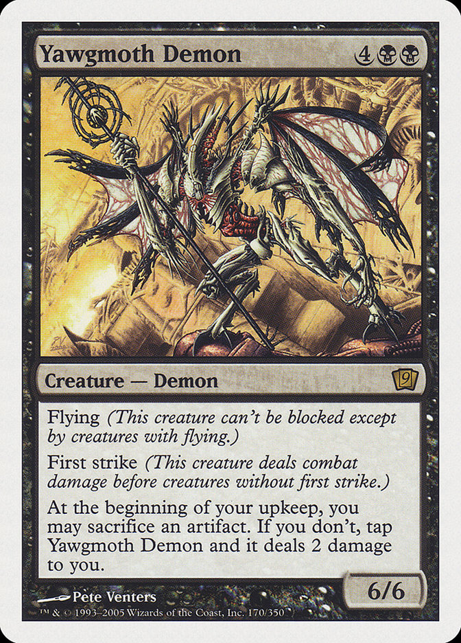 Yawgmoth Demon - MTG Card strategies, Decks and Similars