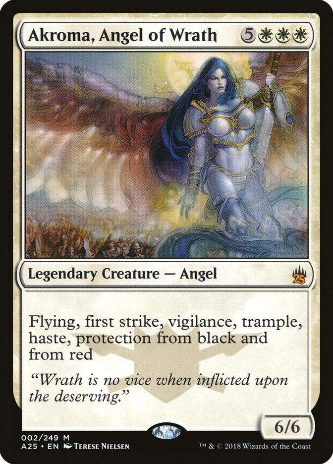 Akroma, Angel of Wrath - MTG Card versions