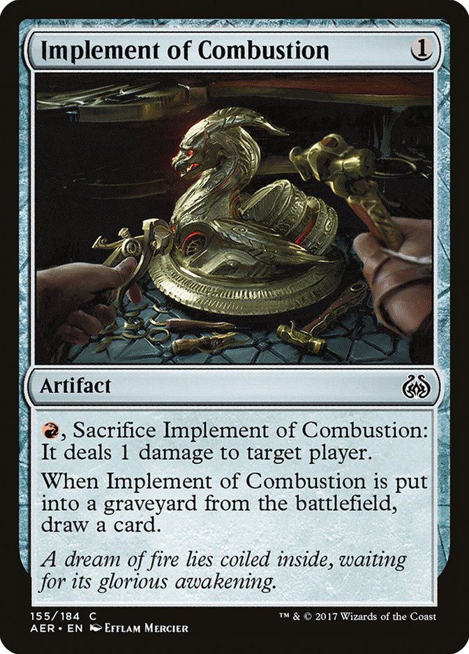 Implement of Combustion - Aether Revolt (AER)