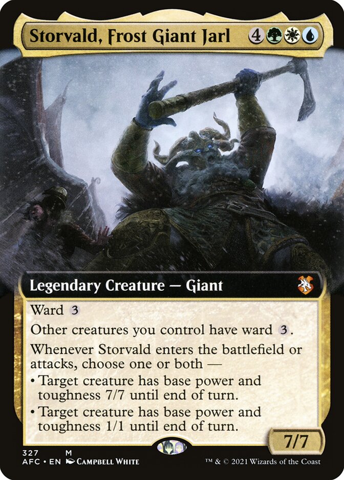 Storvald, Frost Giant Jarl - Forgotten Realms Commander (AFC)