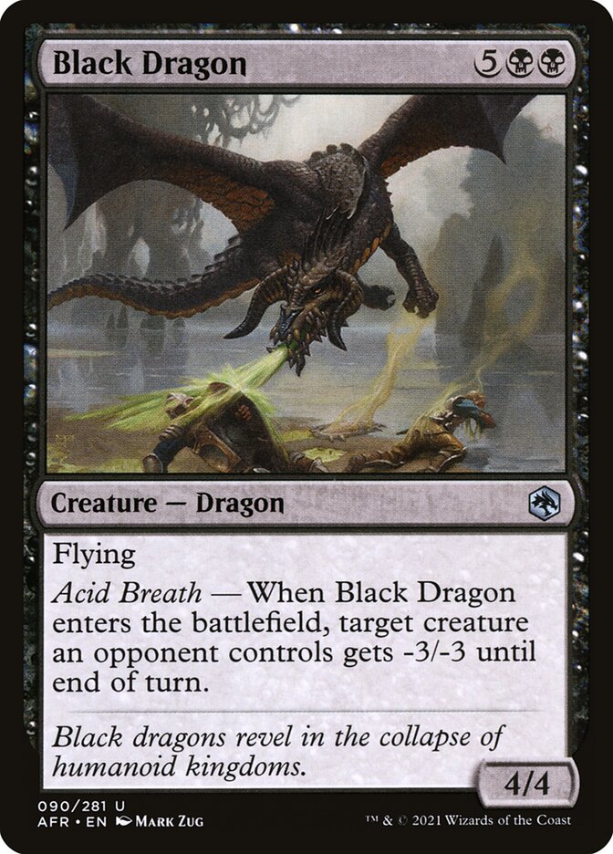 Black Dragon - Adventures in the Forgotten Realms (AFR)