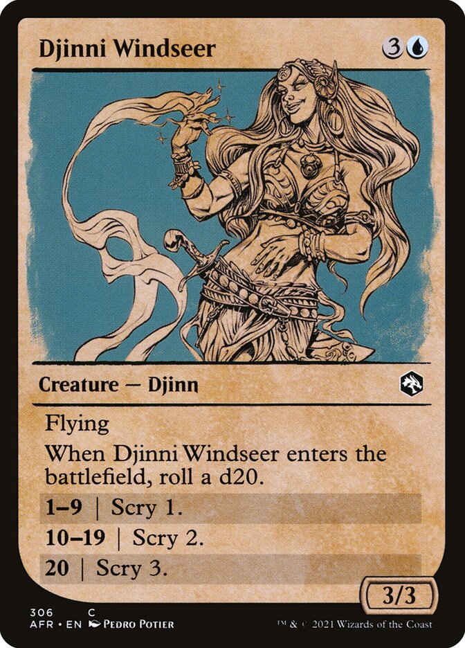 Djinni Windseer - Adventures in the Forgotten Realms (AFR)