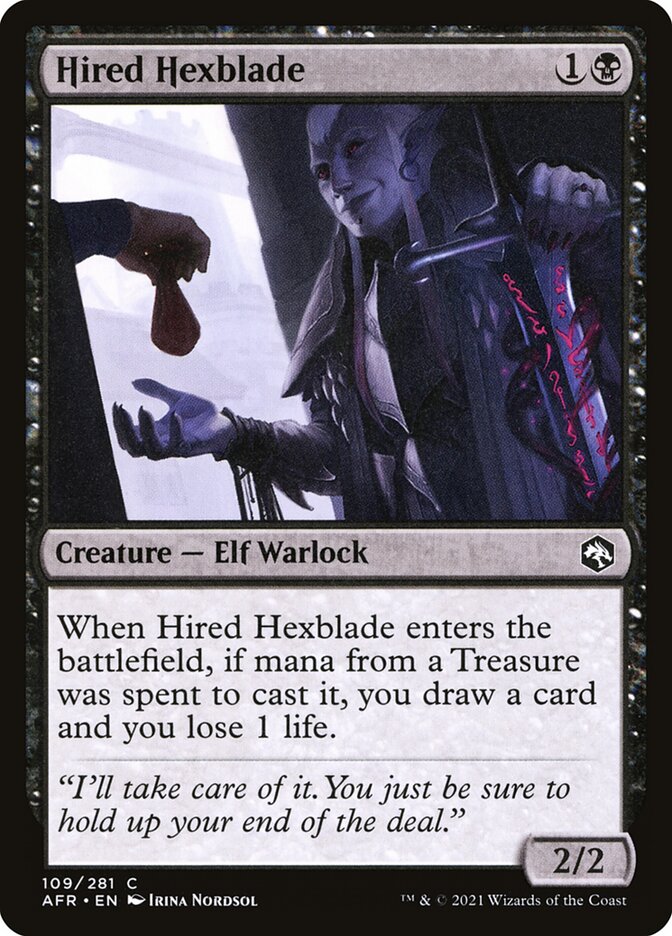 Hired Hexblade - Adventures in the Forgotten Realms