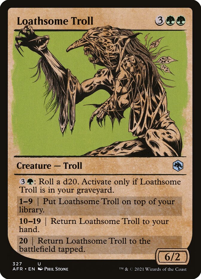 Loathsome Troll - Adventures in the Forgotten Realms (AFR)