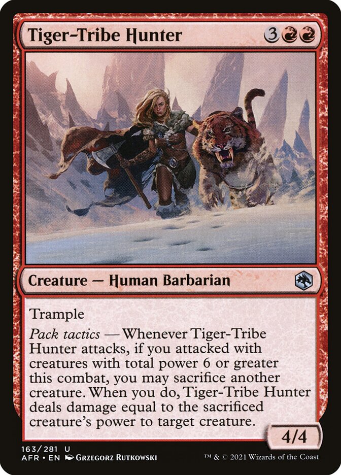 Cazadora de la tribu del Tigre - Adventures in the Forgotten Realms