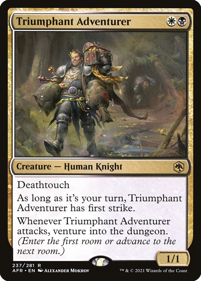 Triumphant Adventurer - Adventures in the Forgotten Realms (AFR)