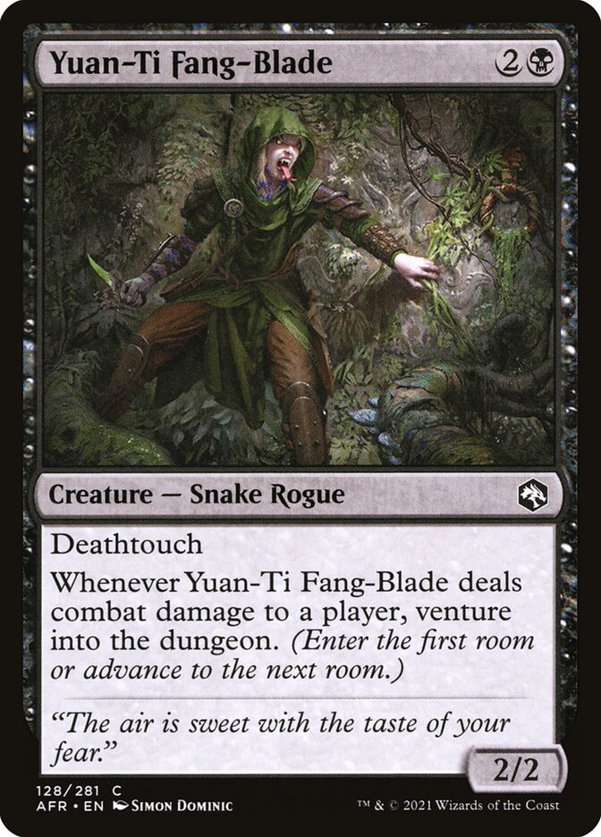 Yuan-Ti Fang-Blade - Adventures in the Forgotten Realms