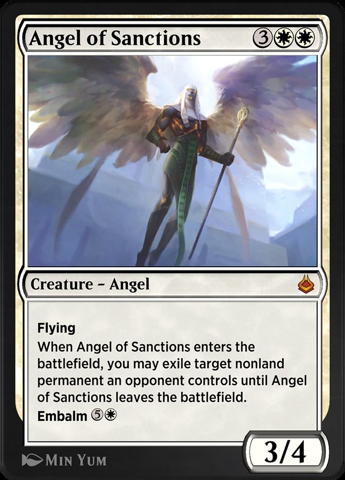 Angel of Sanctions - MTG Card versions
