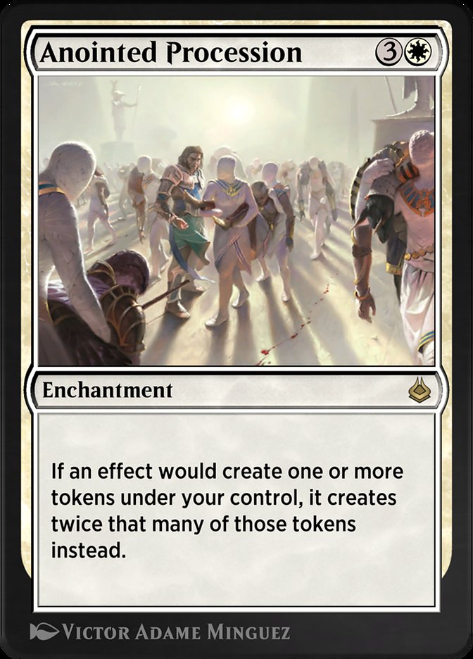 Anointed Procession - MTG Card versions