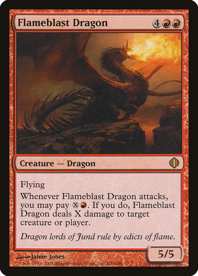 Flameblast Dragon - Shards of Alara (ALA)