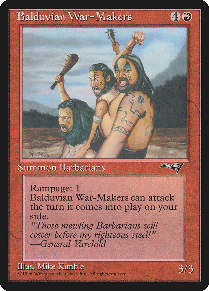 Balduvian War-Makers - Alliances (ALL)