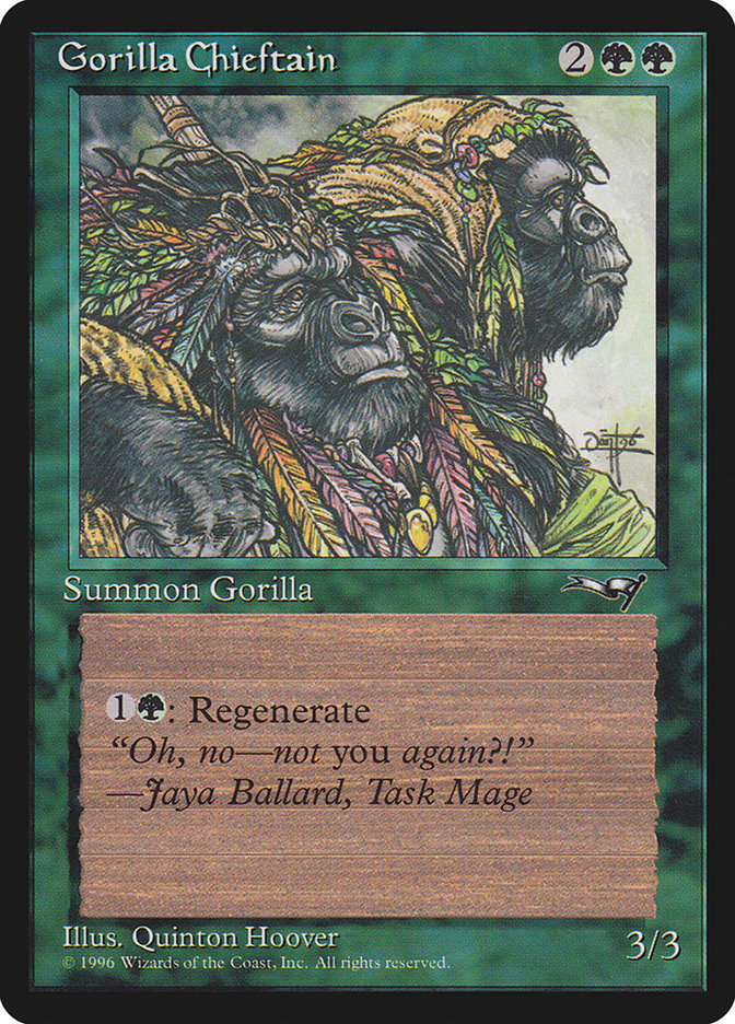Cacique gorila - Alliances (ALL)