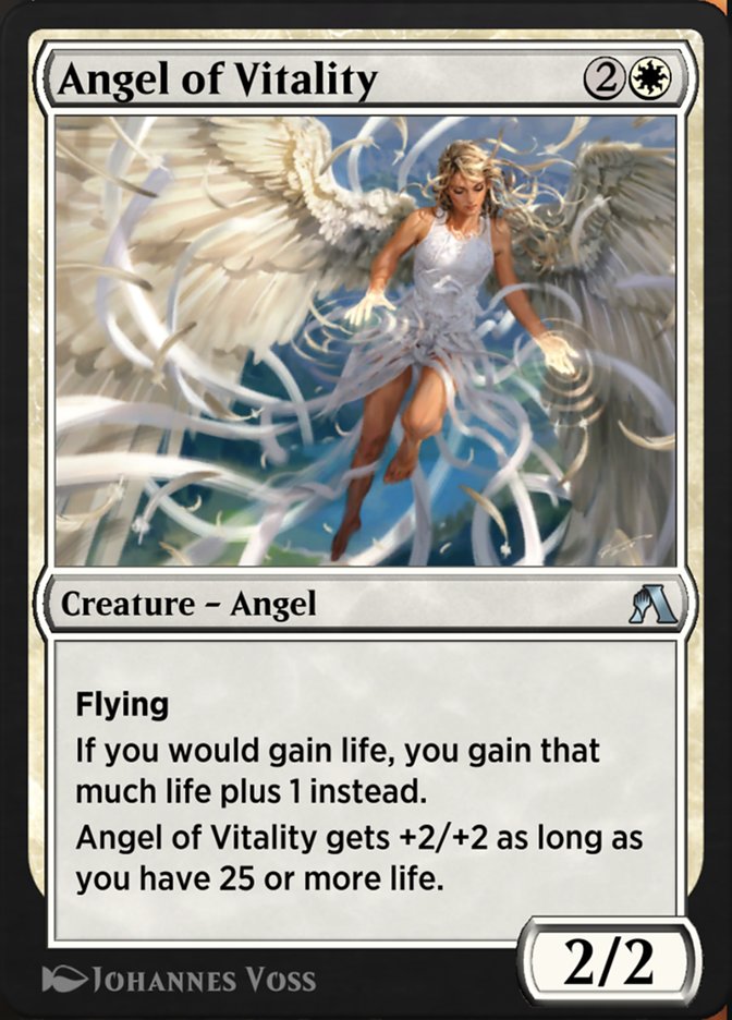 Angel of Vitality - MTG Card versions