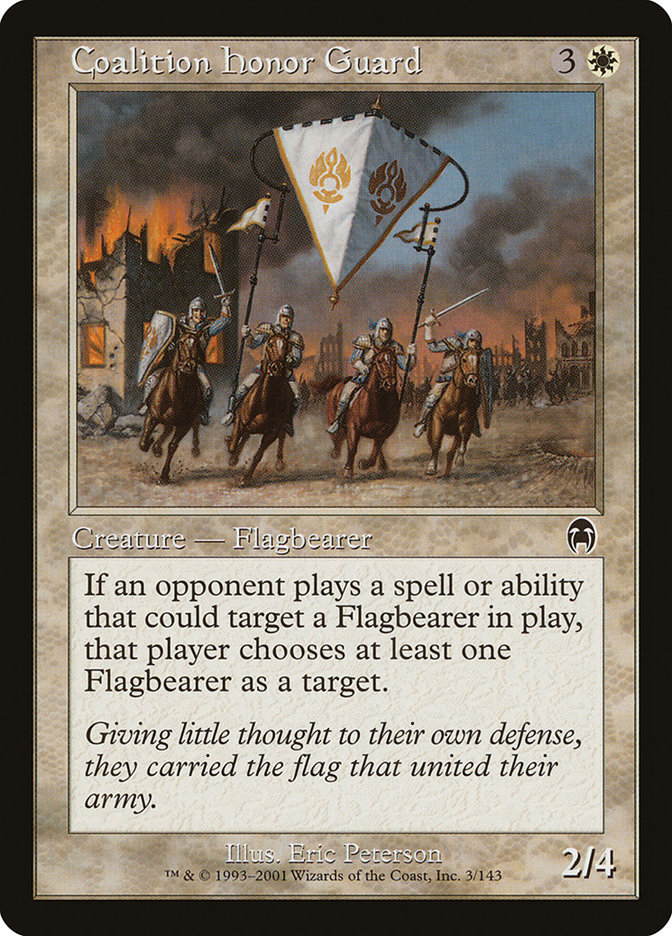 Coalition Honor Guard - MTG Card versions