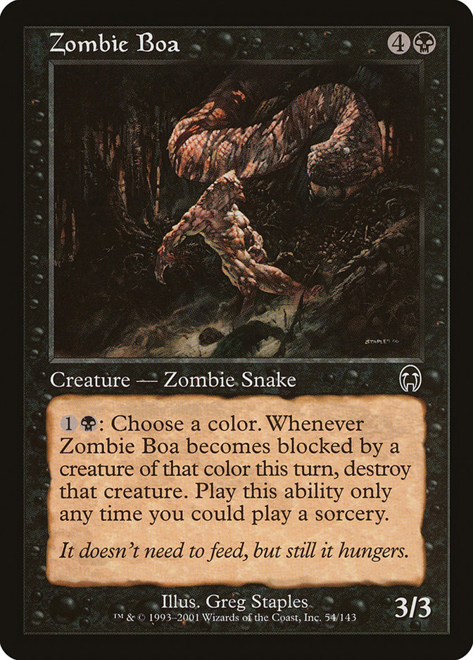 Boa Zombie - Apocalypse