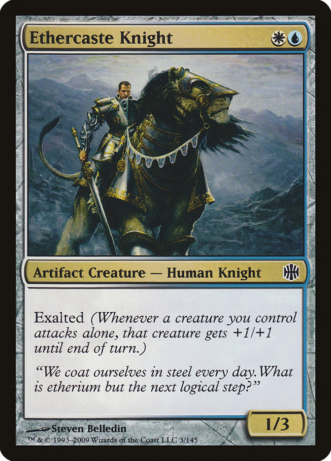 Ethercaste Knight - MTG Card versions