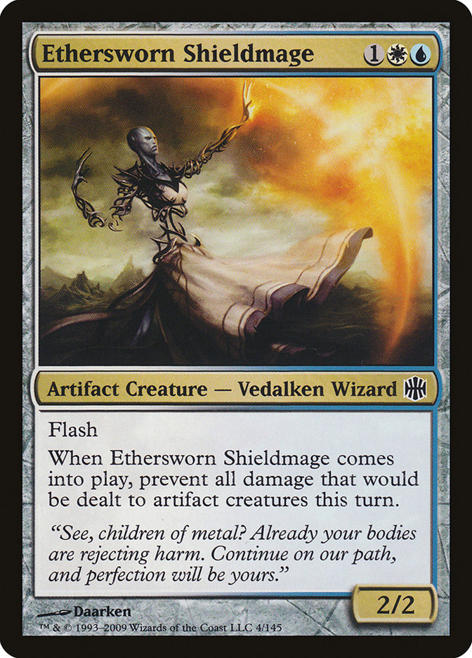 Ethersworn Shieldmage - MTG Card versions