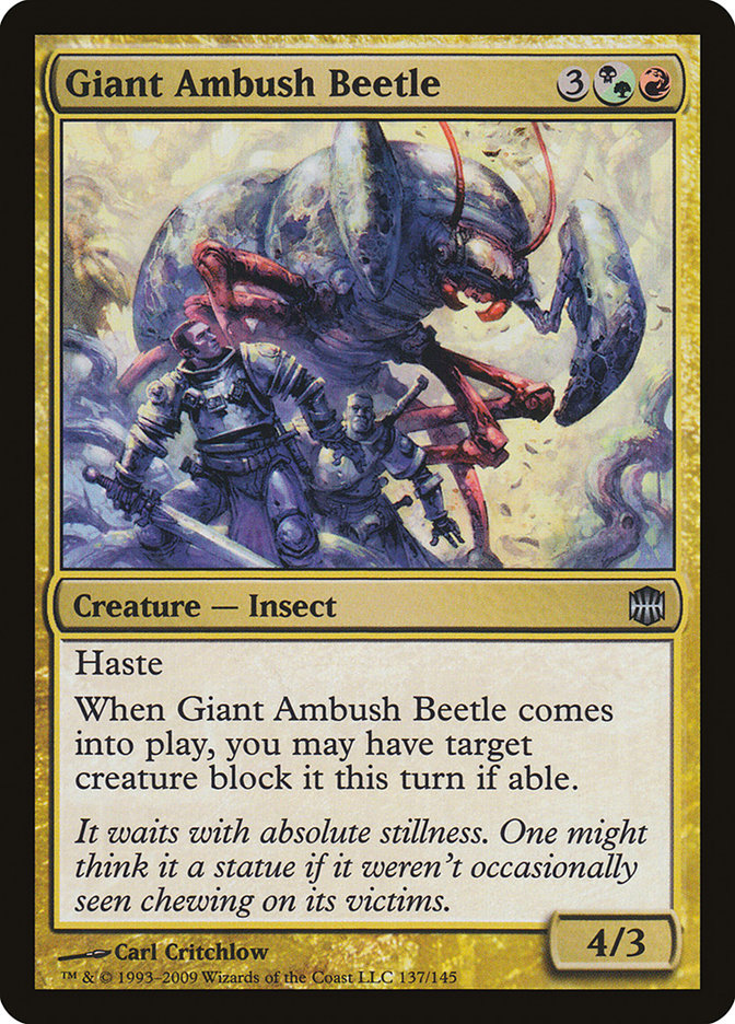 Escarabajo gigante de emboscada - Alara Reborn
