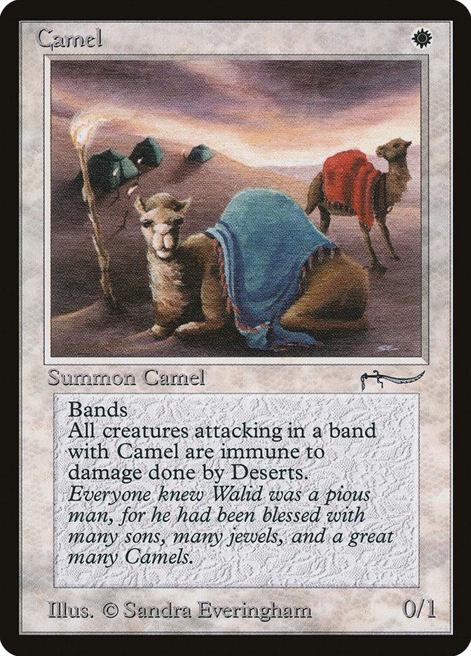 Camel - MTG Card versions