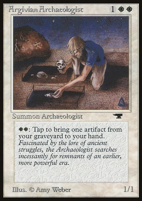 Argivian Archaeologist - MTG Card versions