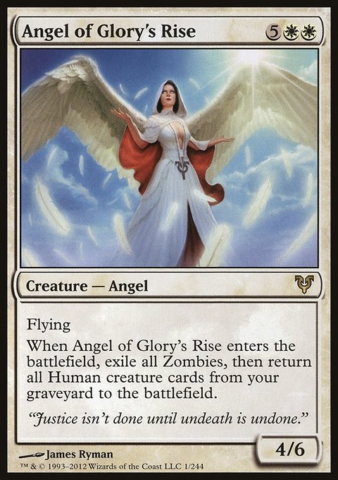Angel of Glory's Rise - MTG Card versions