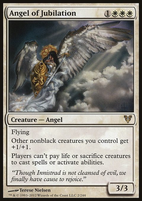 Angel of Jubilation - MTG Card versions