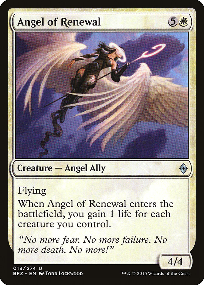 Angel of Renewal - Battle for Zendikar (BFZ)