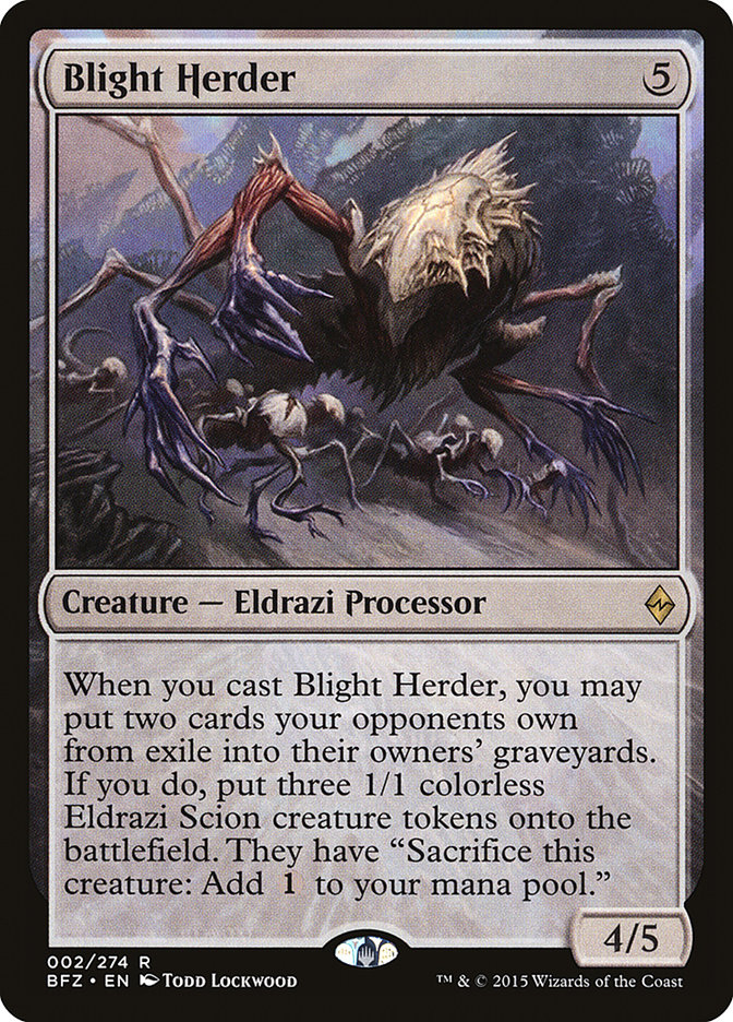 Blight Herder - MTG Card versions