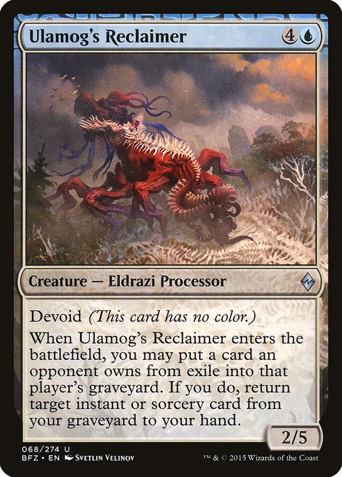 Ulamog's Reclaimer - Battle for Zendikar