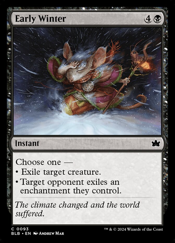 Early Winter - MTG Card versions