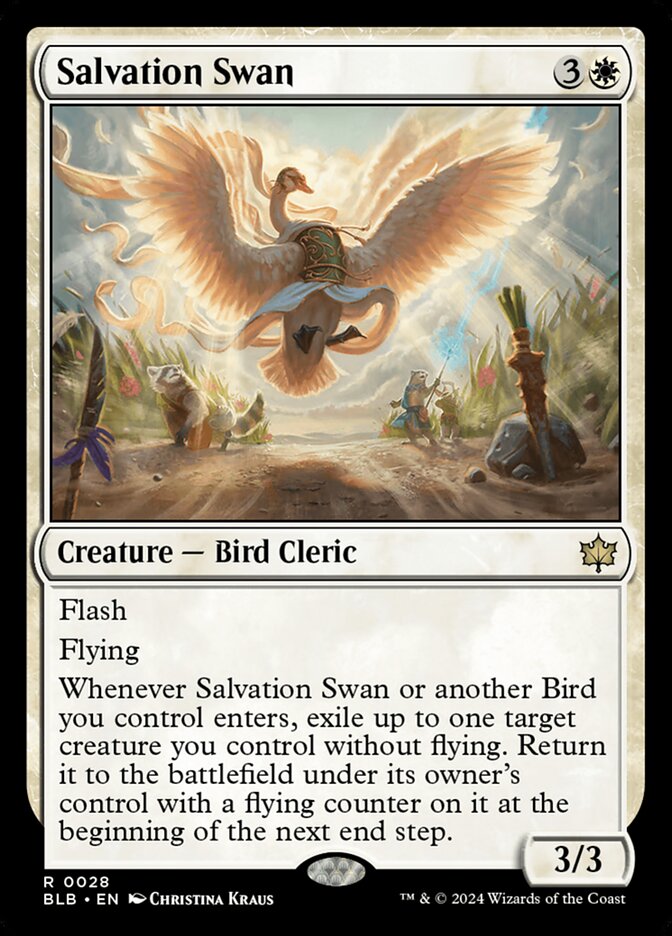 Salvation Swan - MTG Card versions