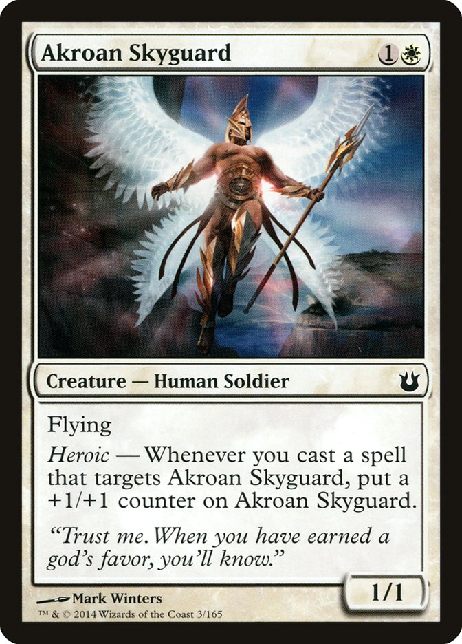 Akroan Skyguard - MTG Card versions