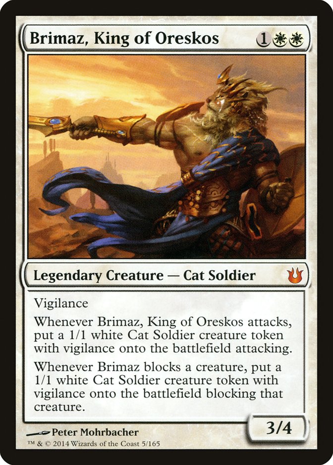 Brimaz, King of Oreskos - Born of the Gods (BNG)