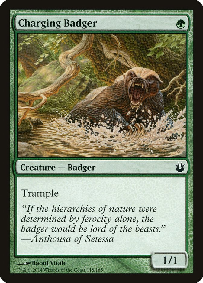 Charging Badger - Born of the Gods (BNG)