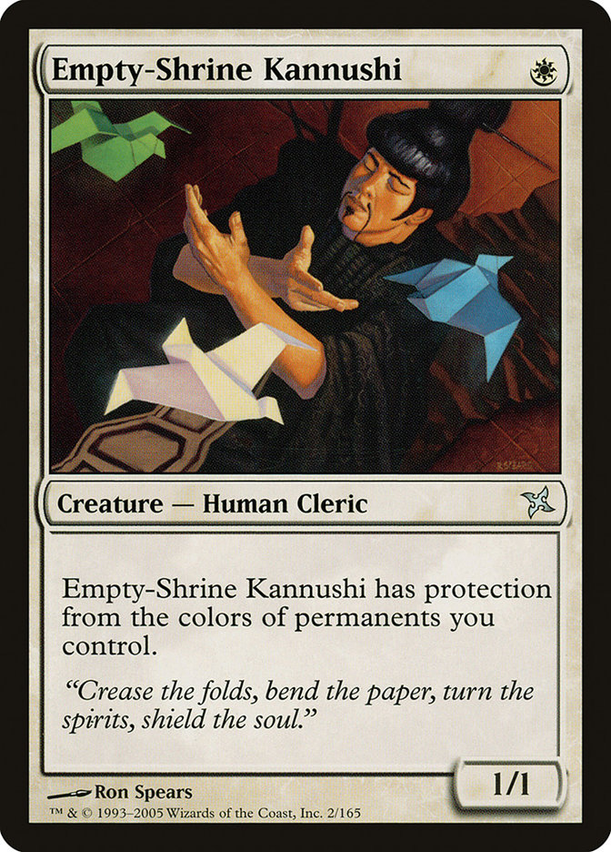 Empty-Shrine Kannushi - MTG Card versions