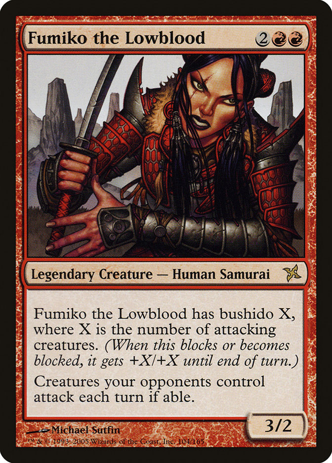 Fumiko the Lowblood - Betrayers of Kamigawa (BOK)