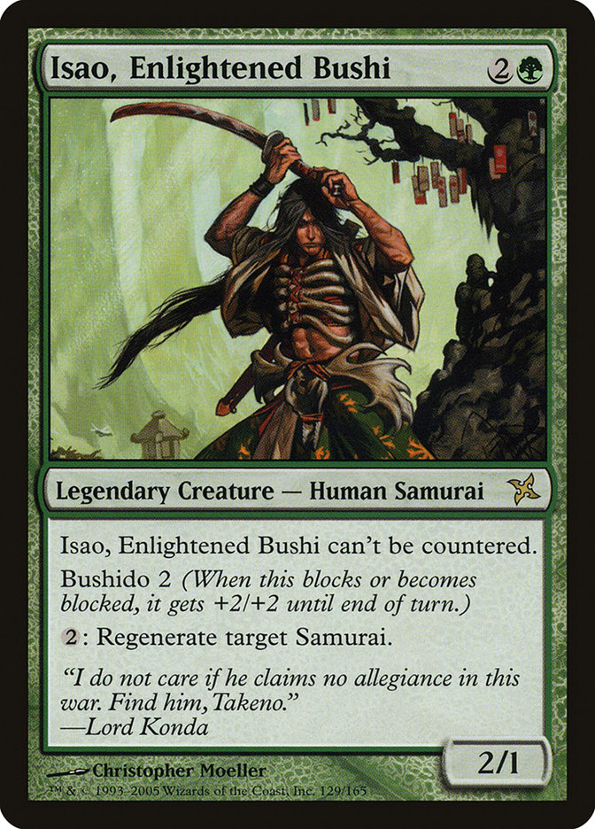 Isao, Enlightened Bushi - Betrayers of Kamigawa