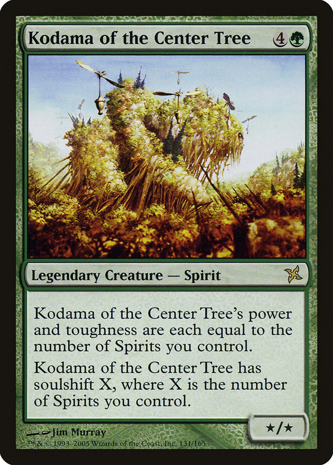 Kodama del árbol del centro - Betrayers of Kamigawa