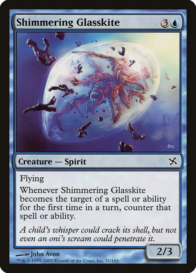 Shimmering Glasskite - Betrayers of Kamigawa