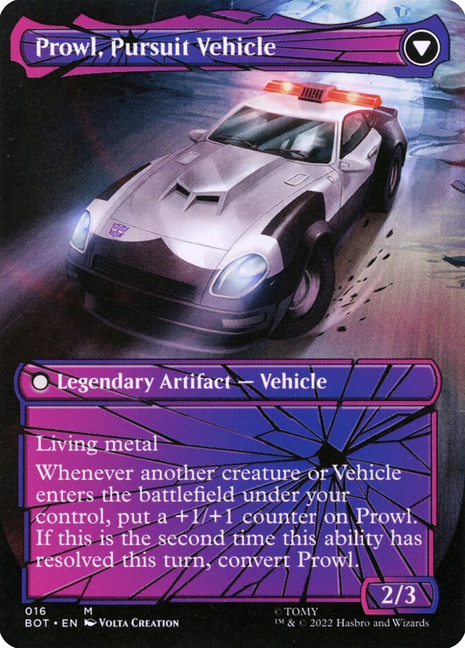 Prowl, Stoic Strategist // Prowl, Pursuit Vehicle - Transformers (BOT)