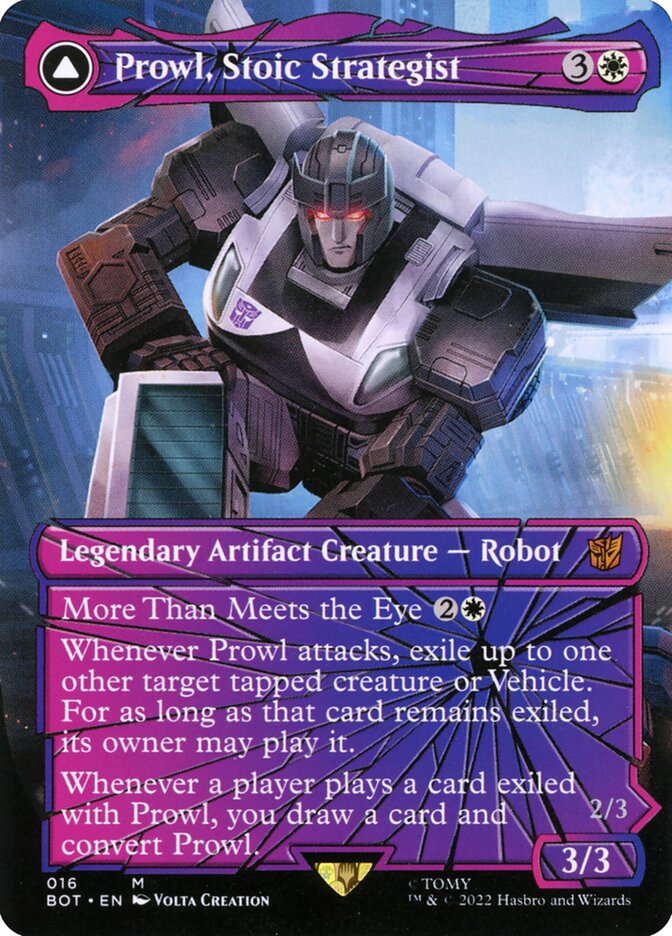 Prowl, Stoic Strategist // Prowl, Pursuit Vehicle - Transformers (BOT)