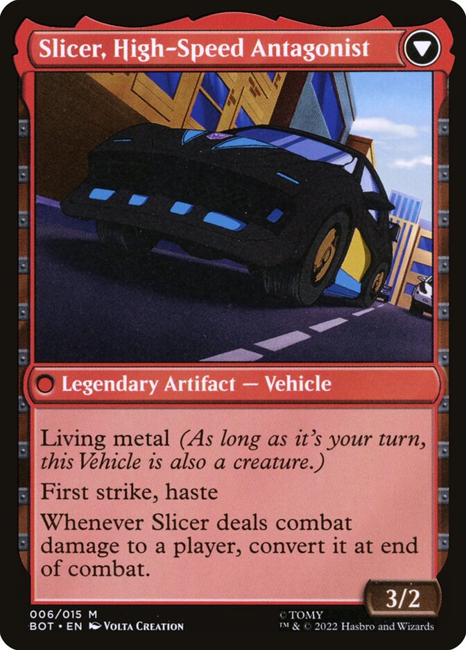 Slicer, Hired Muscle // Slicer, High-Speed Antagonist - Transformers (BOT)